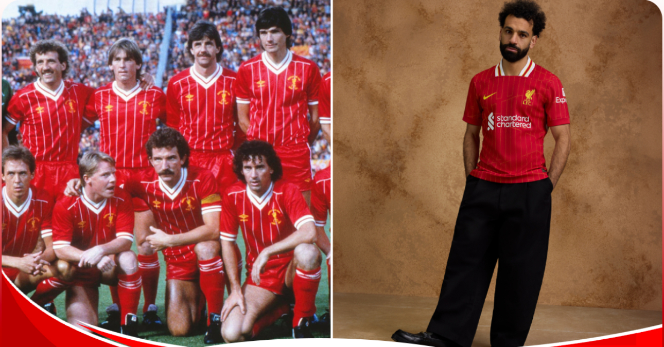 Liverpool unveils its 2024/25 season kit, paying tribute to 1984
