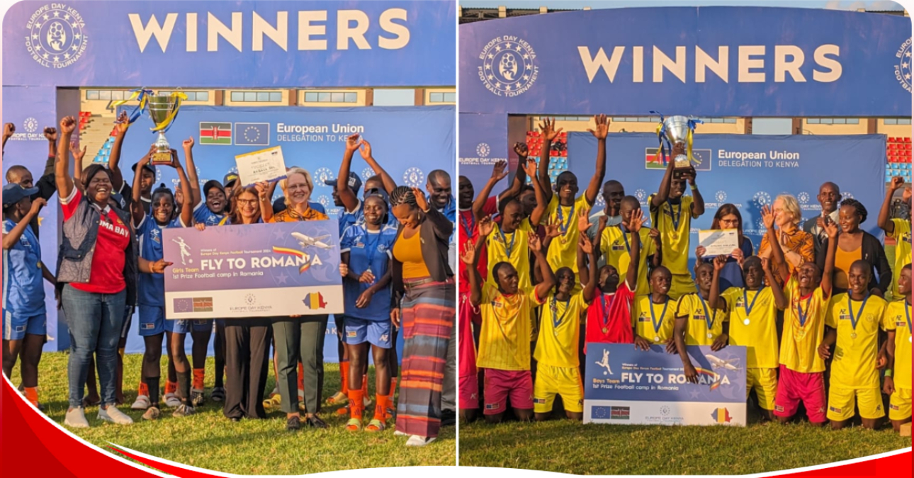 Kobala Girls, Highway Boys crowned the 2024 Europe Day Kenya Football Tournament champions