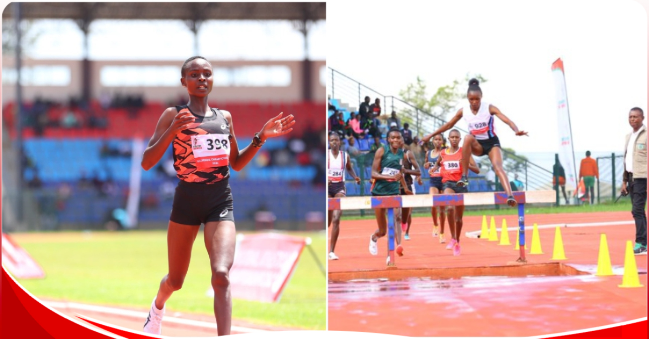 KDF’s Mercy Wanjiru,Ugandan Cheptoyek emerge victorious at the AK Championships