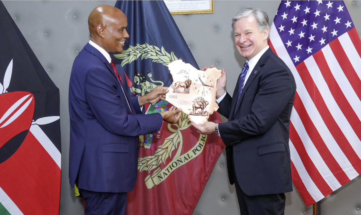 Revealed: Why FBI Director was in Kenya