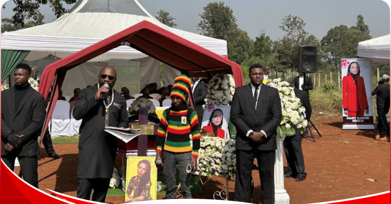 Daniel Koikai, father of Fyah Mummah Jahmby, misses her burial