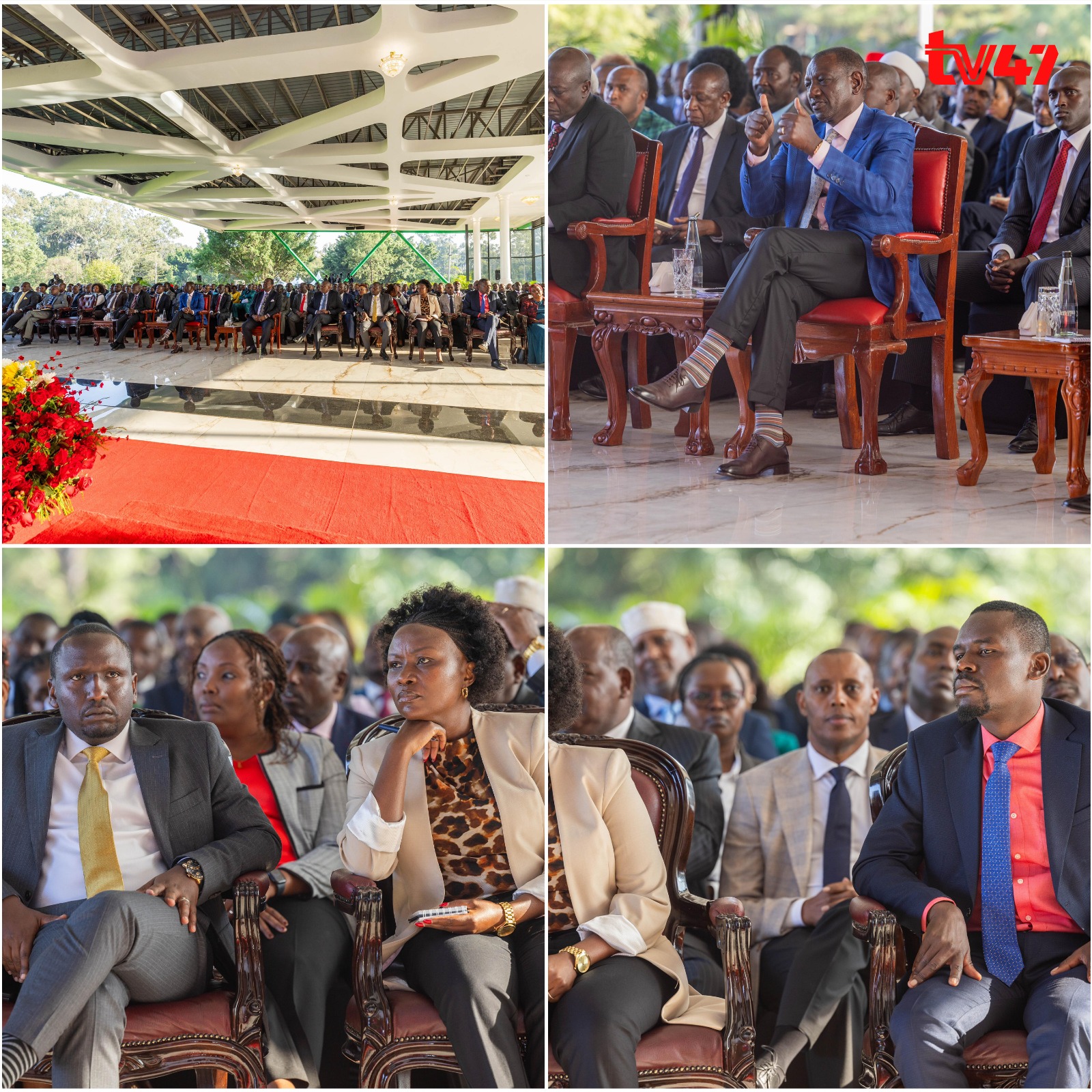 Uda Ruto President Ruto chairing UDA Parliamentary Group meeting at State House ...