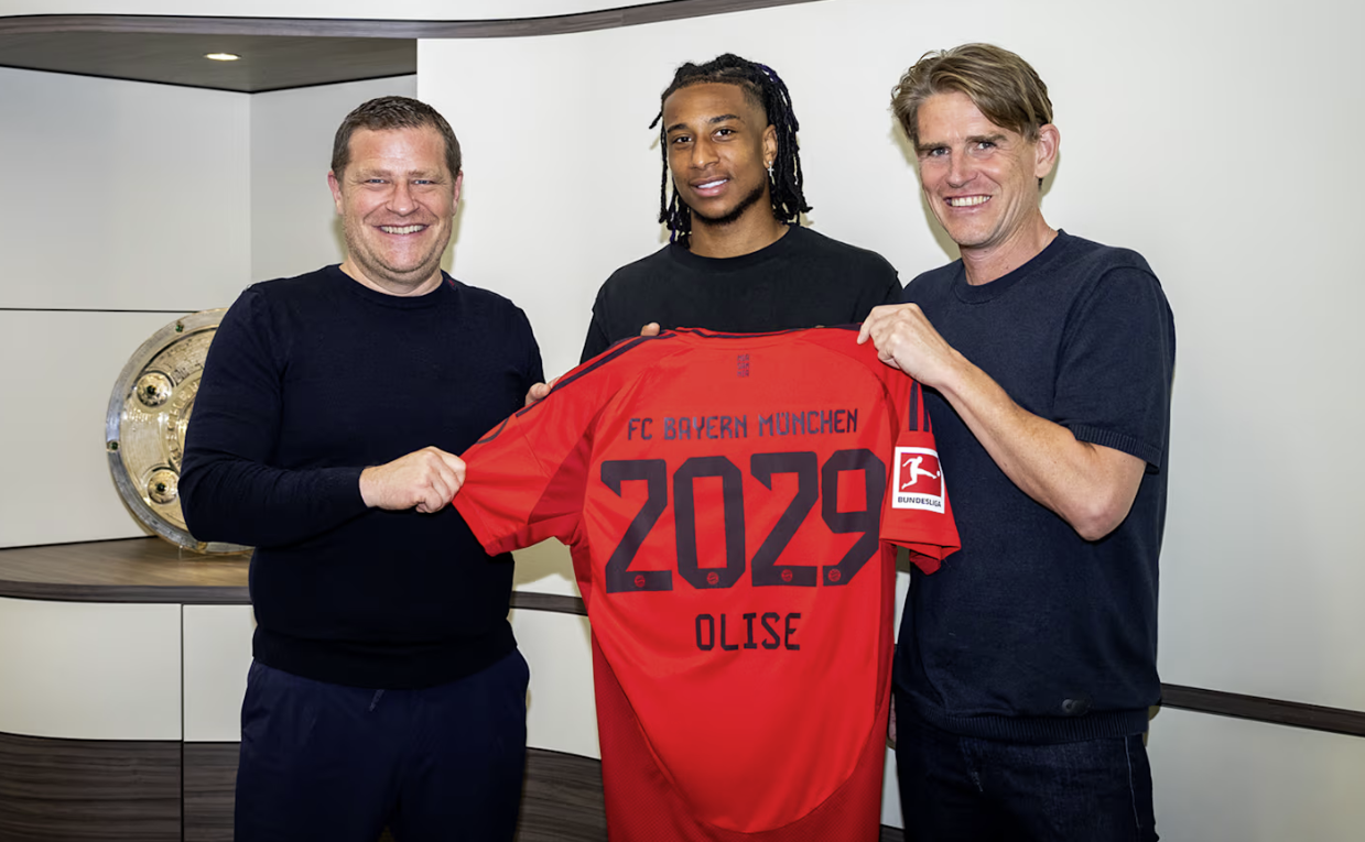 Its official! Michael Olise completes £50.8M move to Bayern Munich