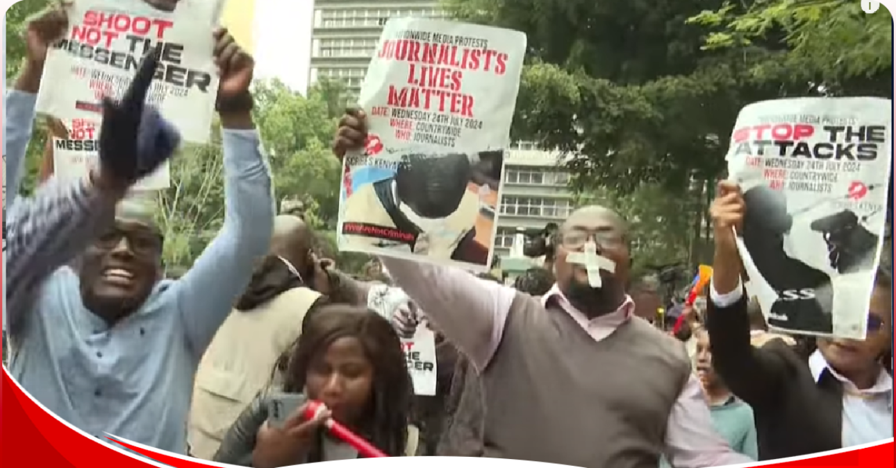 ‘Stop the attacks’: Journalists protest over police brutality and censorship