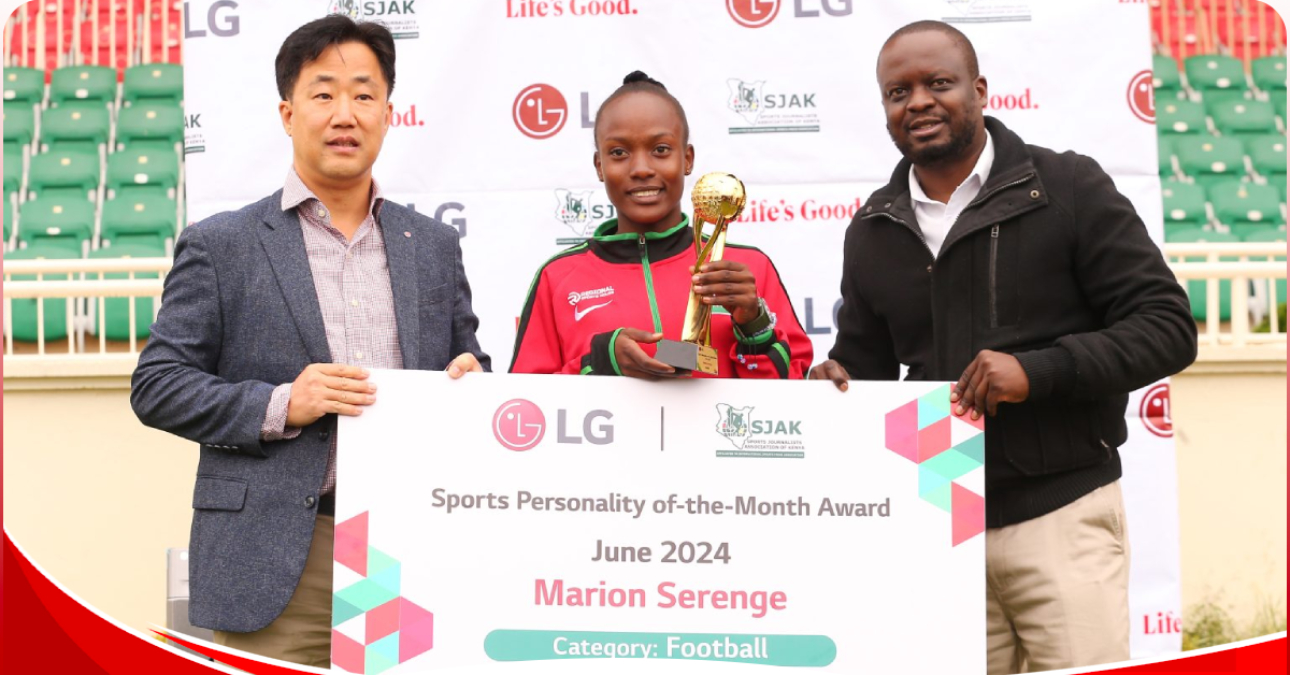 Junior Starlets’ Marion Serenge wins Sports Personality of the Month Award