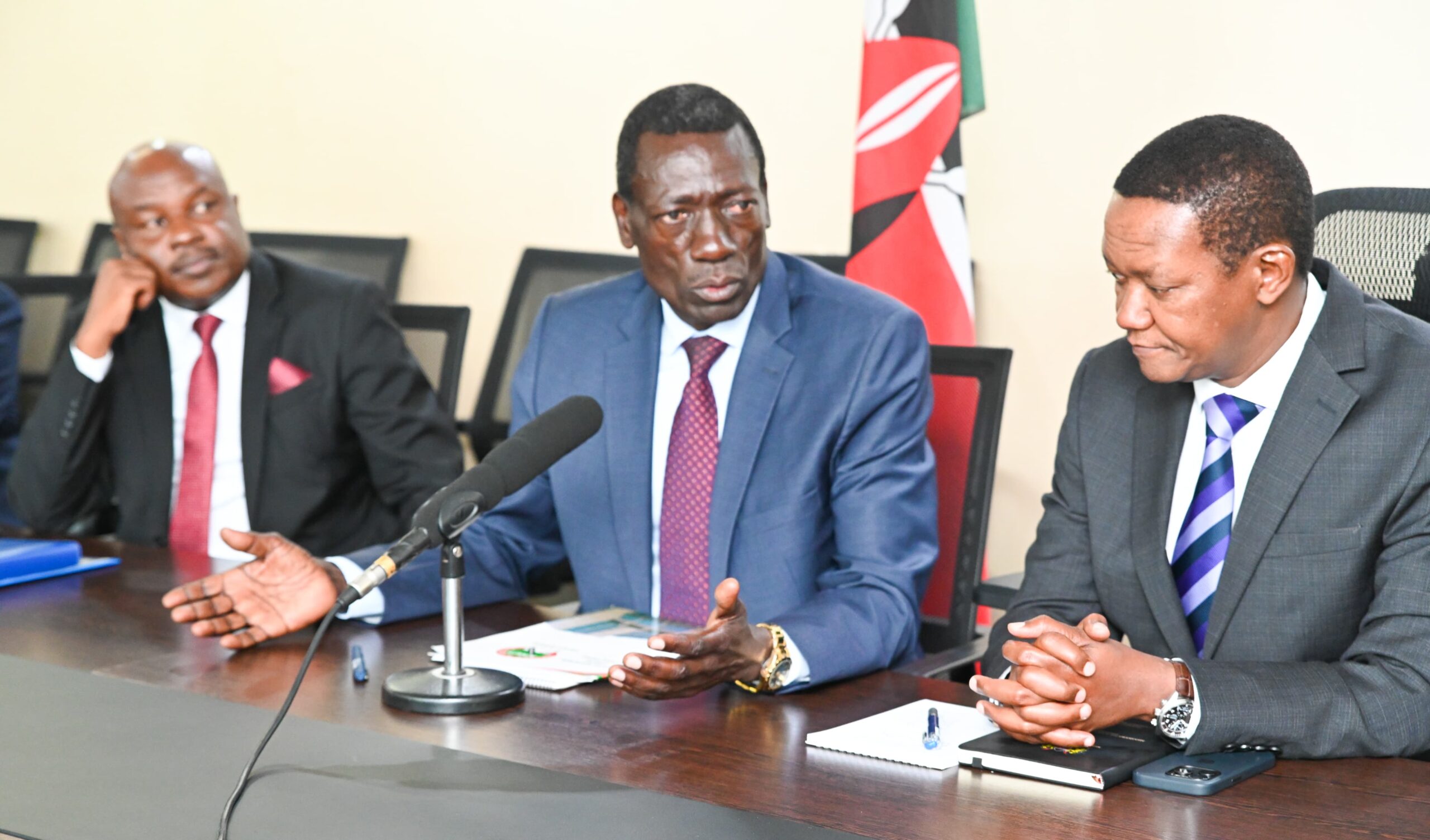 CS Mutua meets KNUT officials to address looming strike concerns - TV47 ...