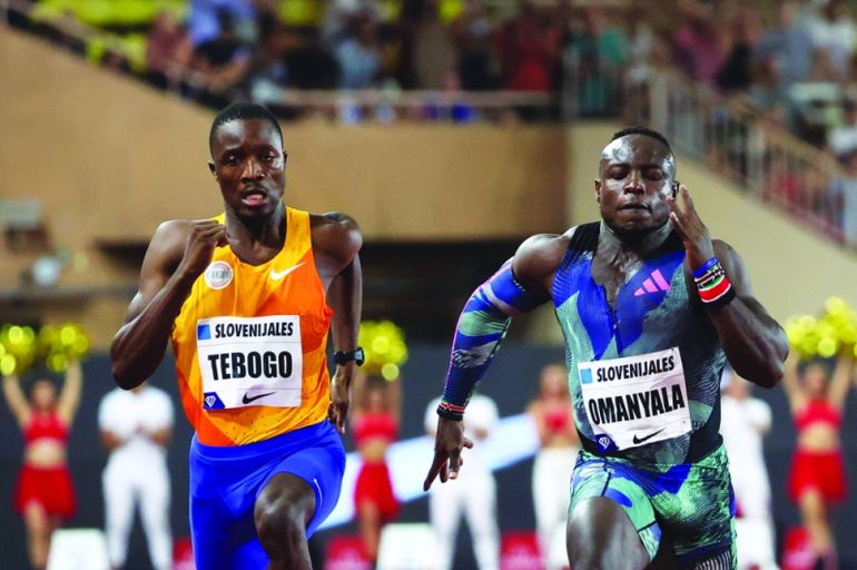 Omanyala seeks redemption in a Diamond league face off with Tebogo