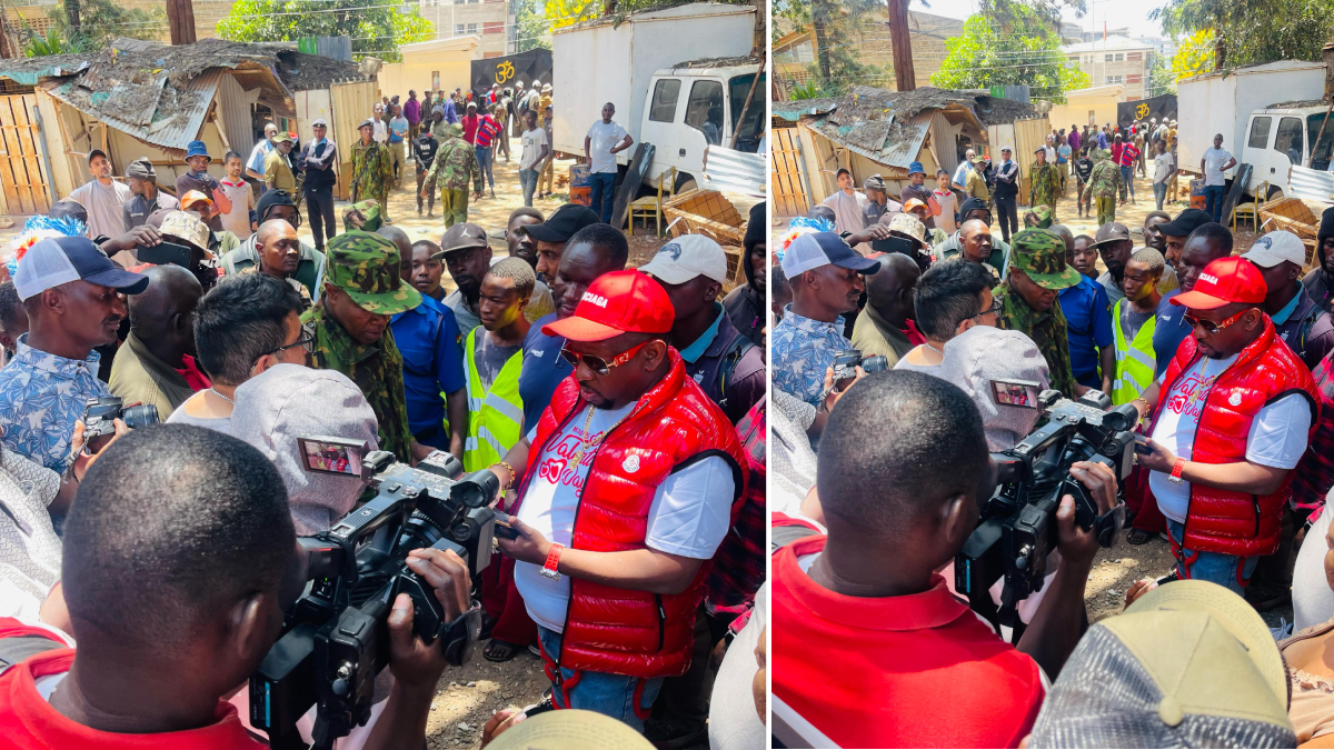 Ex-Governor Sonko rescues woman from alleged illegal eviction in Parklands