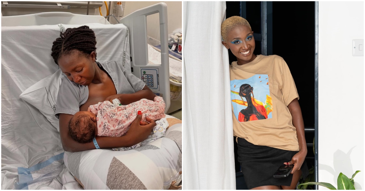 Mammito welcomes her bundle of joy