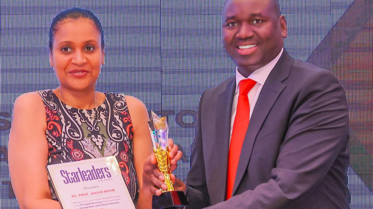 Julius Bitok named best performing PS in Politrack’s Starleader of the Year Awards