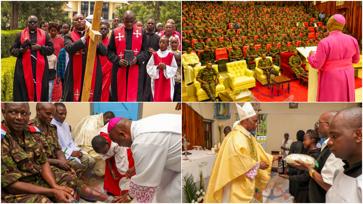 Photos: How KDF troops marked the Holy Week