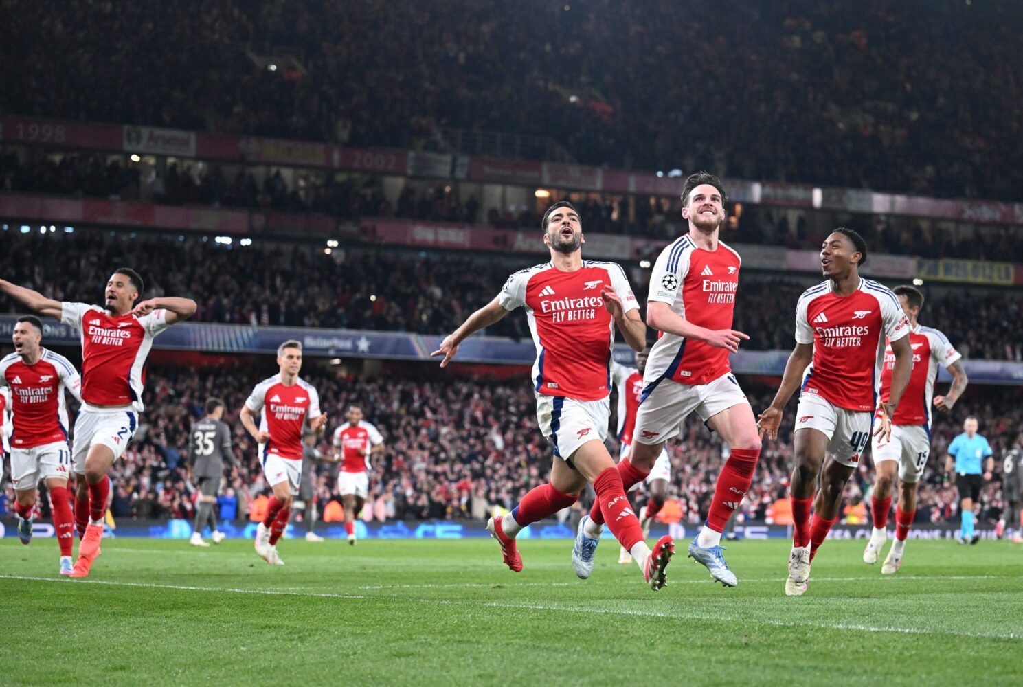 UCL: Declan Rice’s free-kick brilliance powers Arsenal to stunning 3-0 victory over Real Madrid