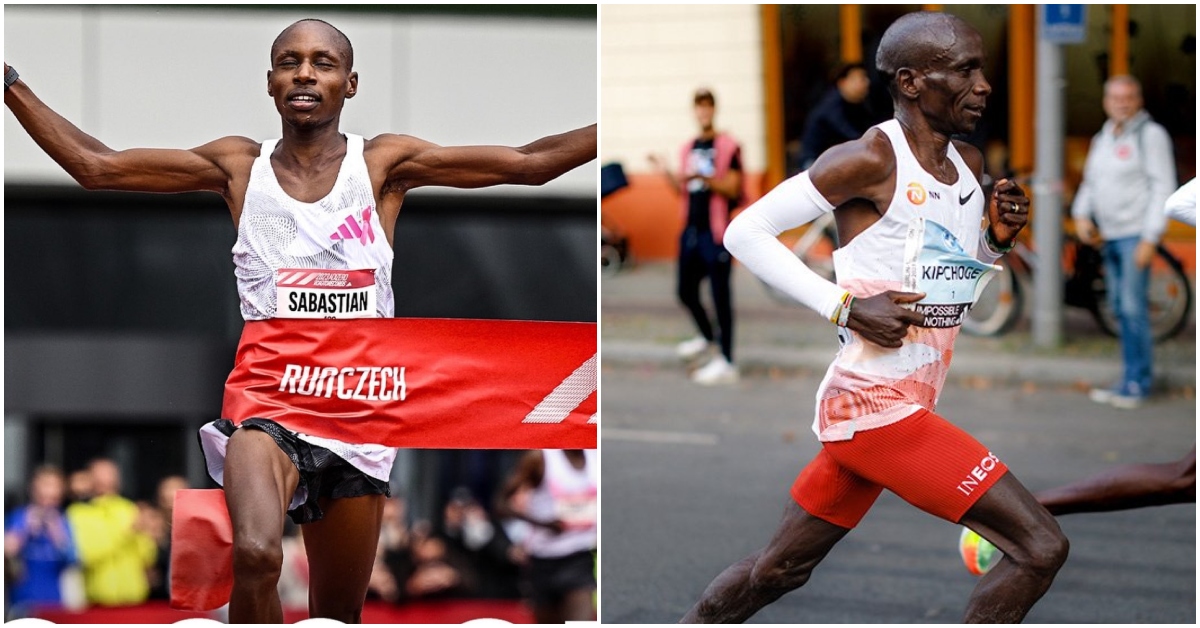 Eliud Kipchoge finishes sixth in men’s London Marathon while Sabastian Sawe wins