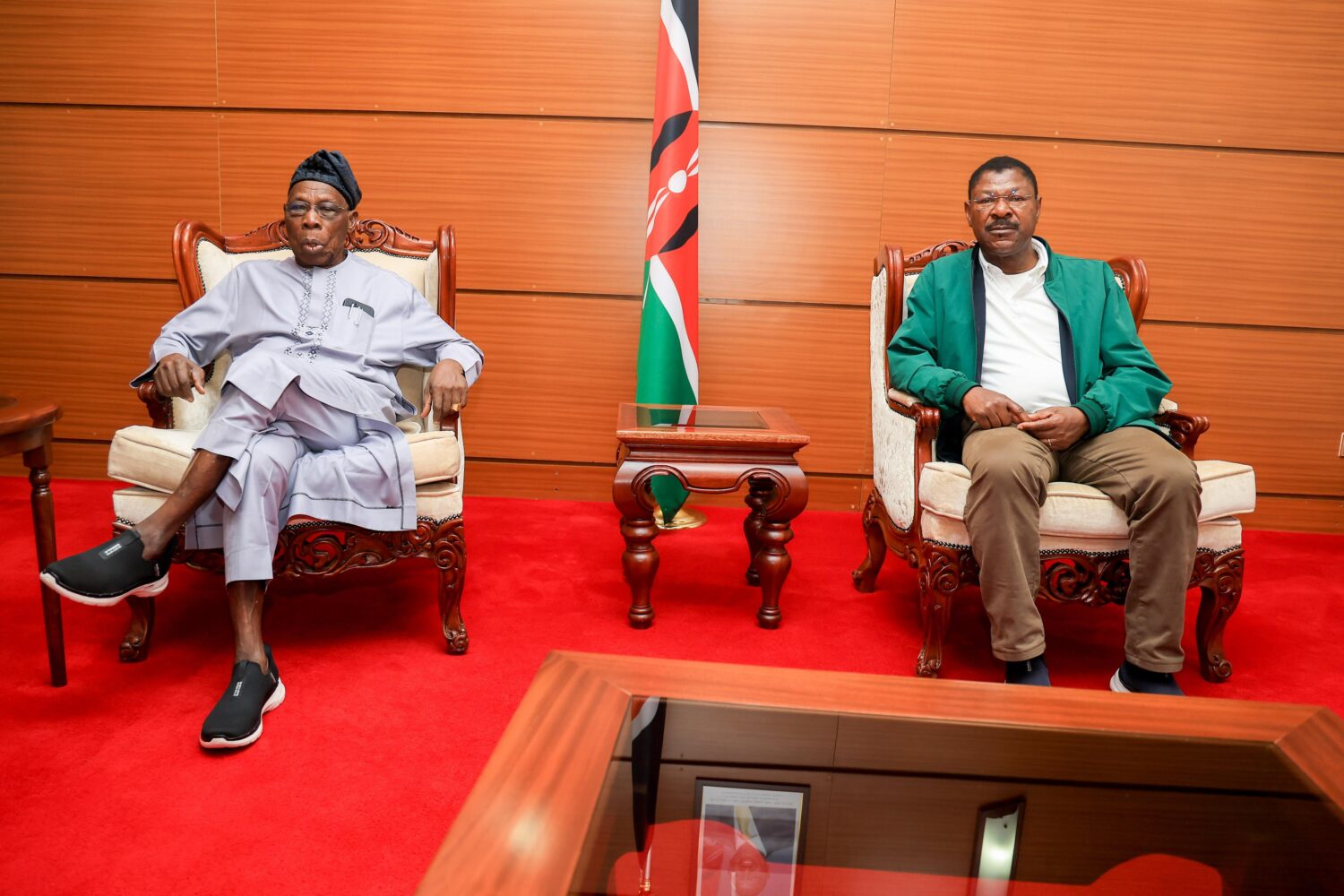 Wetang’ula, Obasanjo hold high-level meeting on DRC – Rwanda conflict