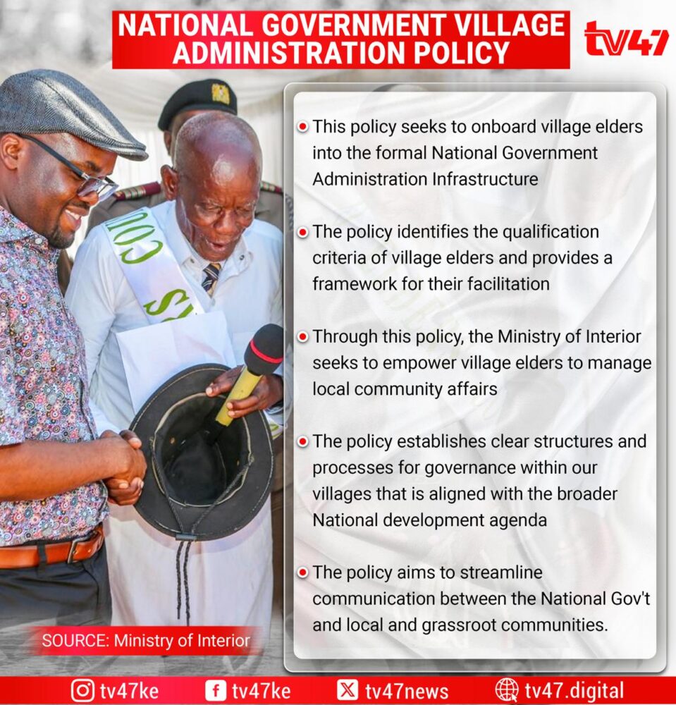 JUST IN: Roles and responsibilities of village elders 