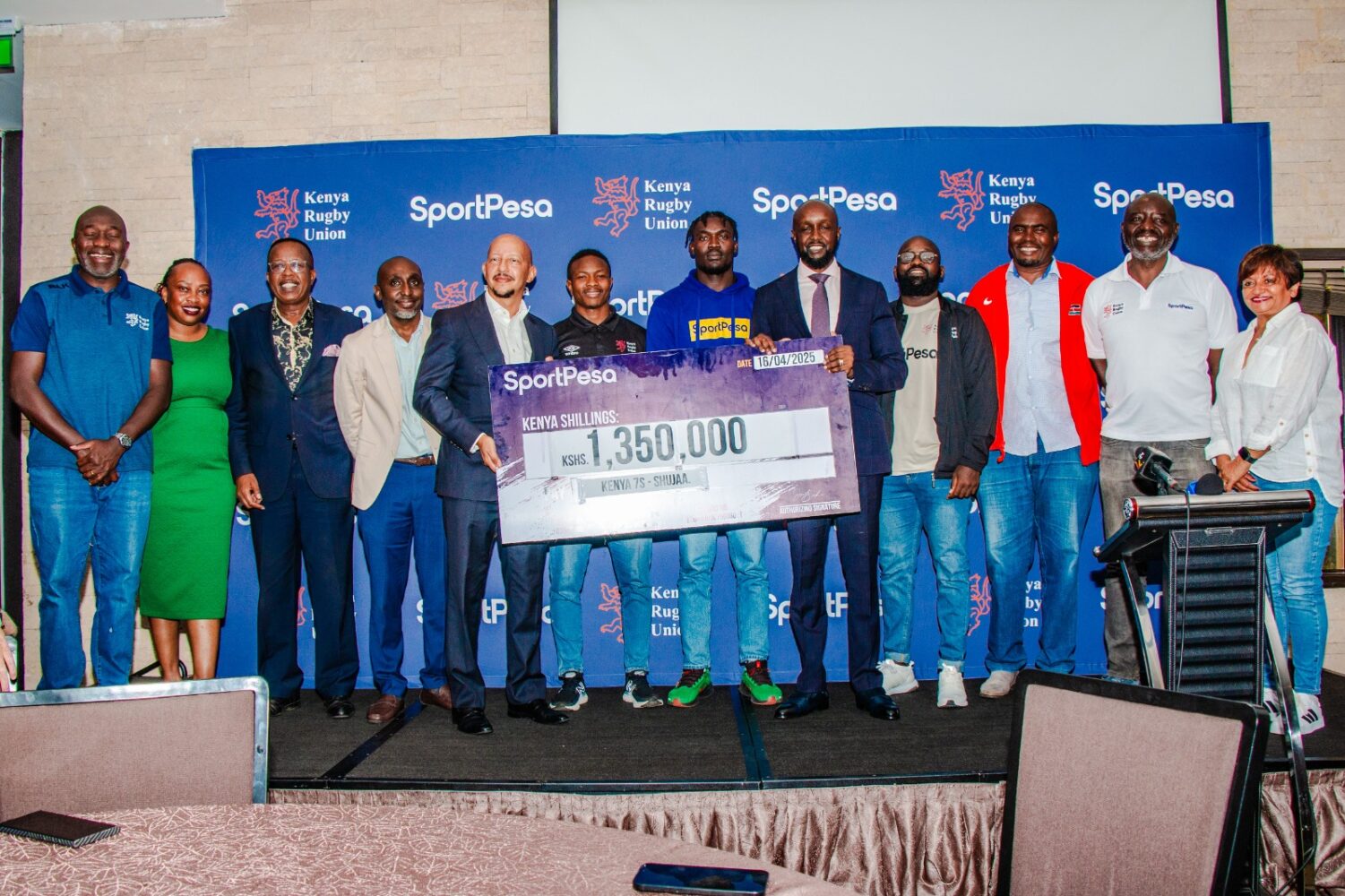 SportPesa celebrates Shujaa with a Kshs.1.35 million in bonuses after Singapore 7s