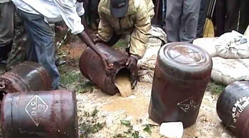 Ten arrested, 14,700 liters of ‘muratina’ destroyed in Dandora raid