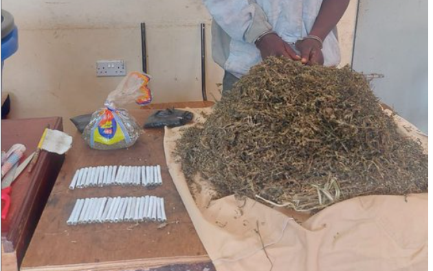 Man arrested with 43 rolls of bhang in Kiambu crackdown