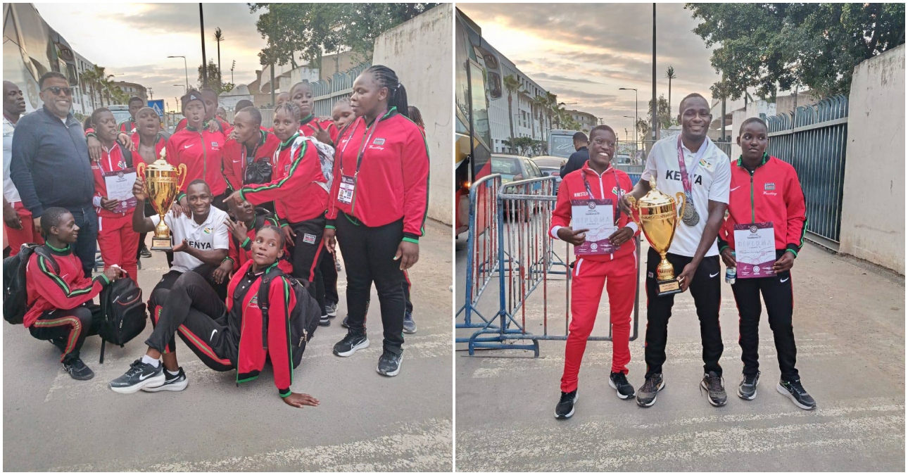 Kenya’s youth wrestling cadet team win Bronze at 2025 African Championships in Casablanca
