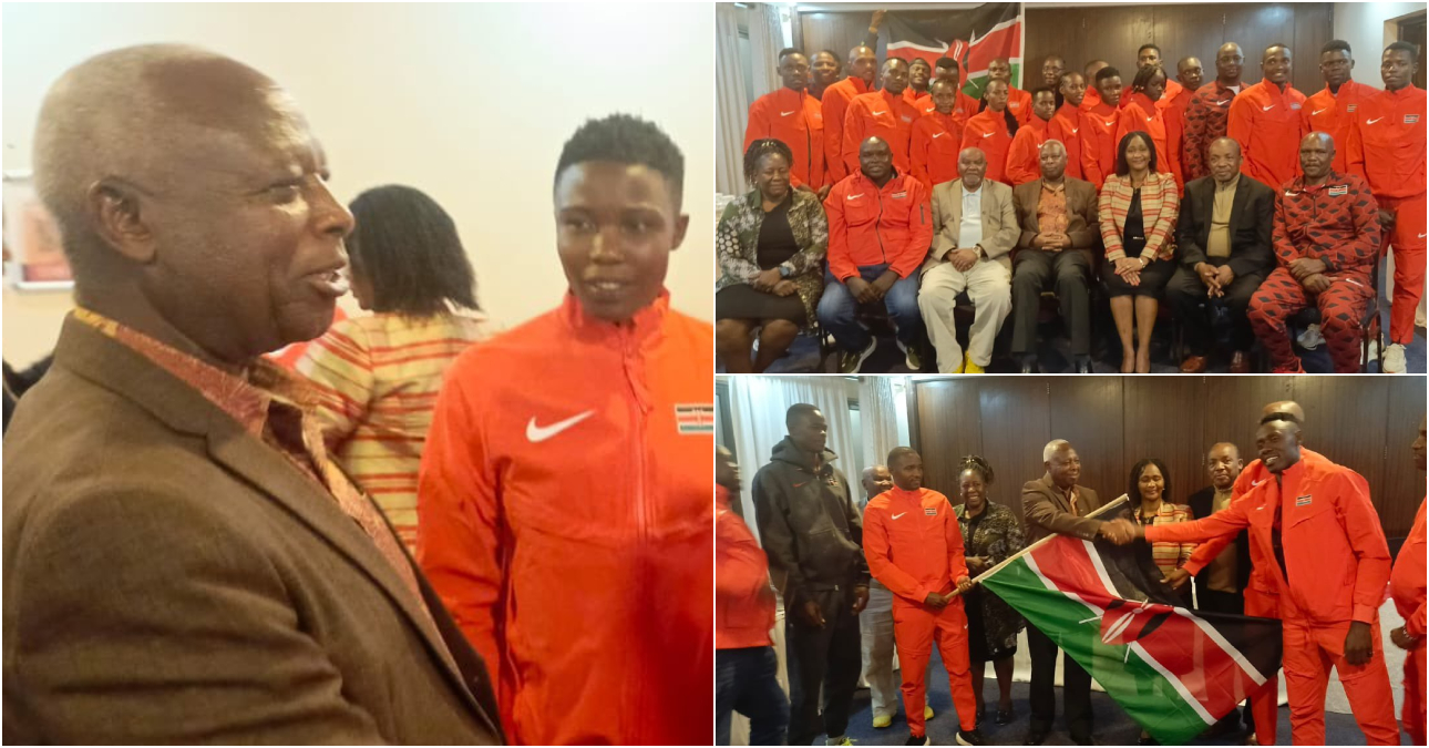 Team Kenya departs to China for the World Athletics Relay