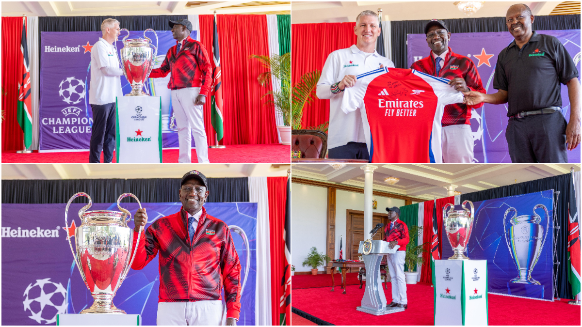 Ruto’s message to Arsenal ahead of Champions league tie