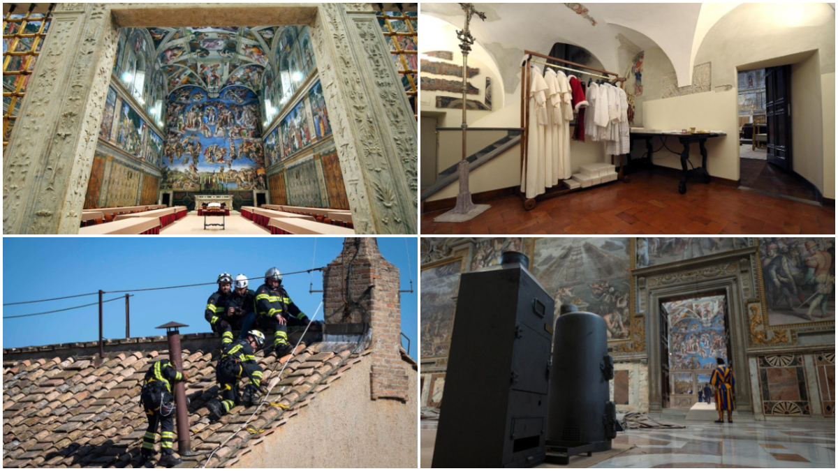 What happens inside the Sistine Chapel during Pope’s election