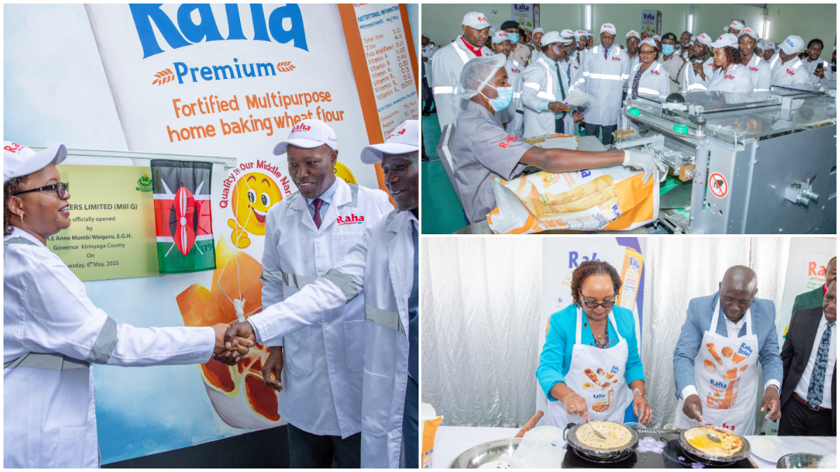 Waiguru hails Kirinyaga as an investment powerhouse as homegrown flour milling plant expands production