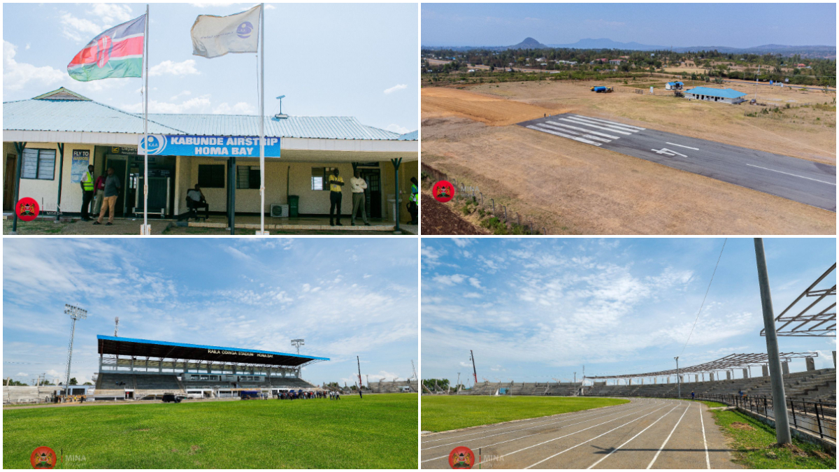 Crucial updates on preparations for 2025 Madaraka Day celebrations in Homa Bay: Raila Odinga Stadium, 35-km road, commissioner’s residence and Kabunde Airstrip