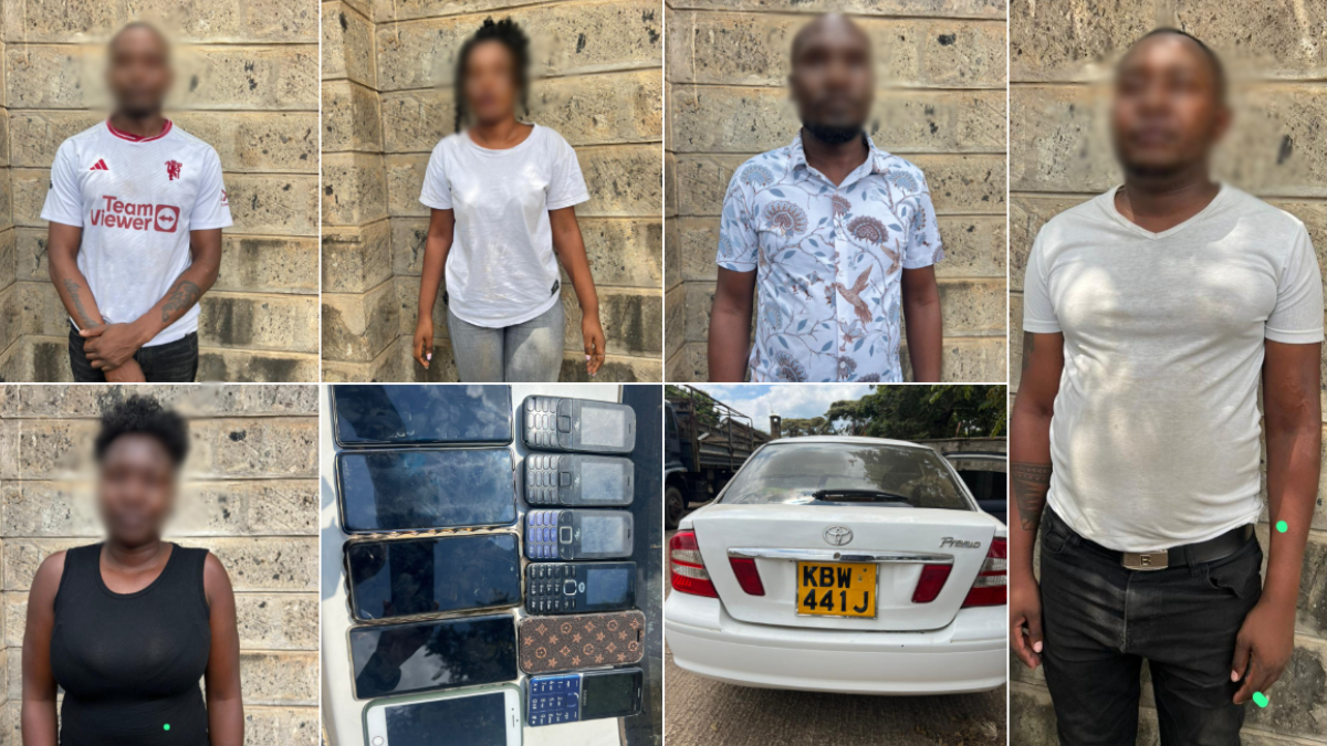 Five suspected fraudsters who have been conning M-Pesa shops arrested