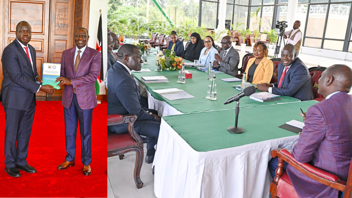 President Ruto receives report on recruitment of IEBC nominees