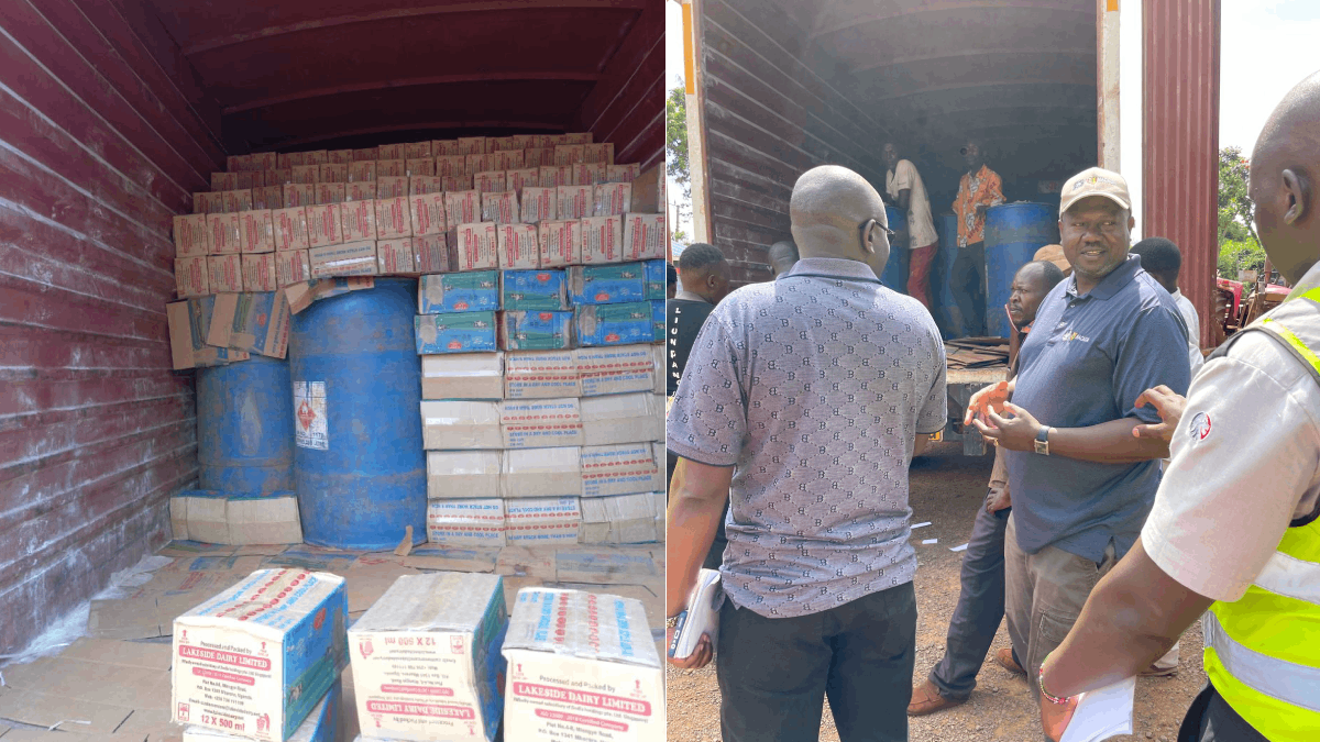 NACADA, Police impound lorry ferrying over 8,000 litres of ethanol in Webuye