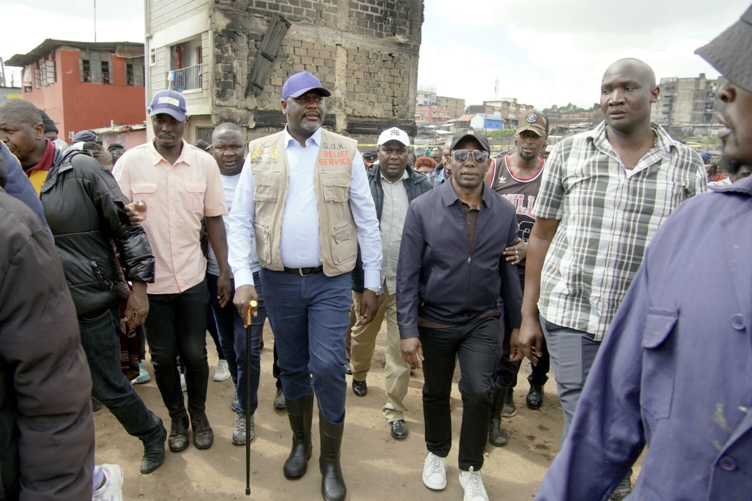 JUST IN: Government pledges full support for Mathare area 4B fire victims 