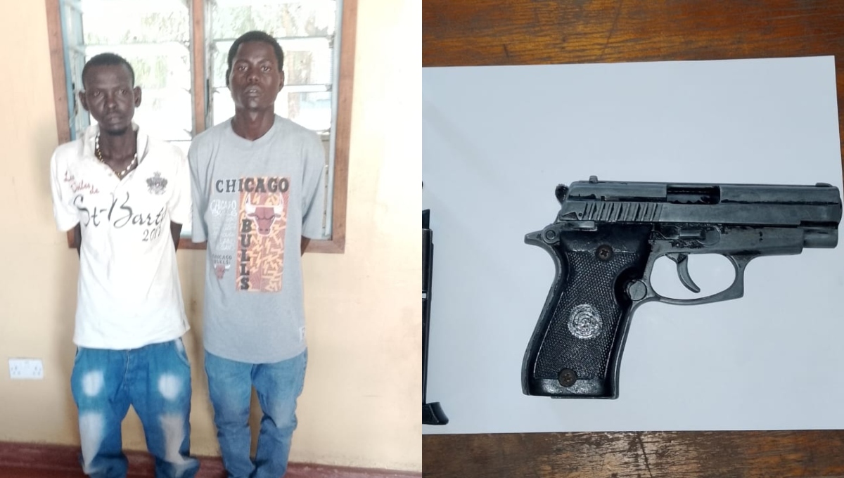 Two suspects arrested while attempting to sell a pistol in Kakuma