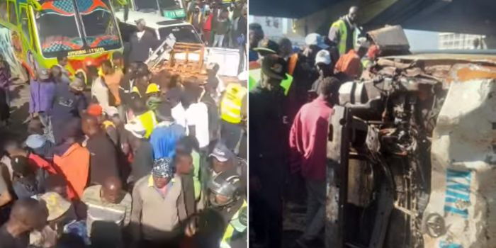 One dead, several injured as matatu ploughs into hawkers in Githurai