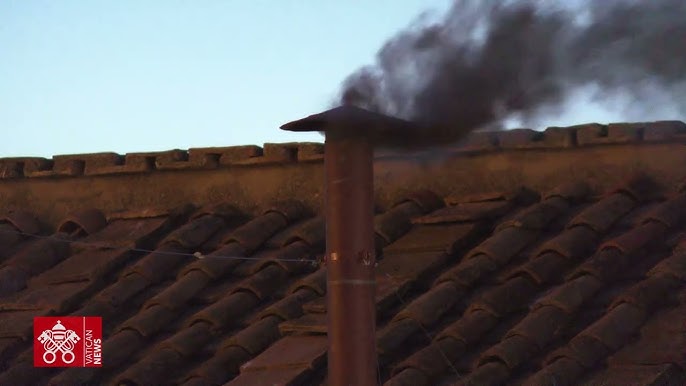 Black smoke signals no pope elected in first day of conclave
