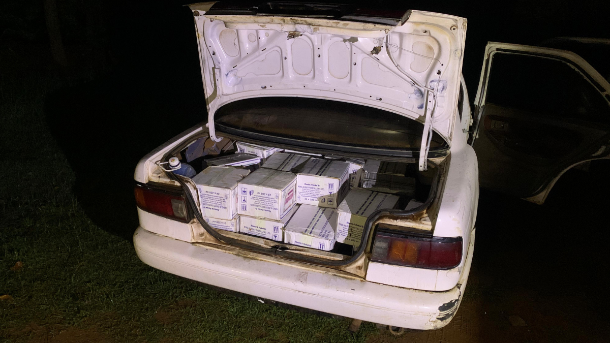 Police seize counterfeit alcohol and machine used for producing fake KRA seals in Uasin Gishu