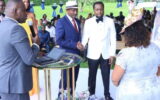 Kalonzo’s son Kevin Muasya weds Sharon Nthoki in star-studded garden ceremony
