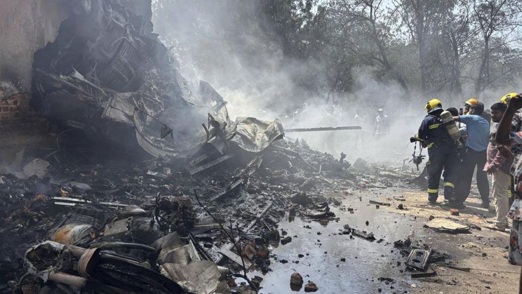 Plane carrying 242 people crashes shortly after take-off in India