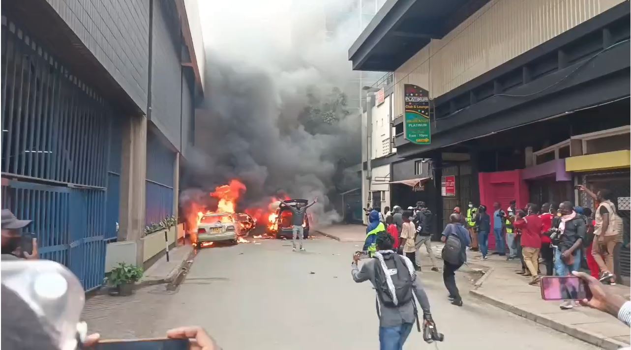 Anger ignites Nairobi CBD: Property destroyed as protestors demand answers in Albert Ojwang’s death