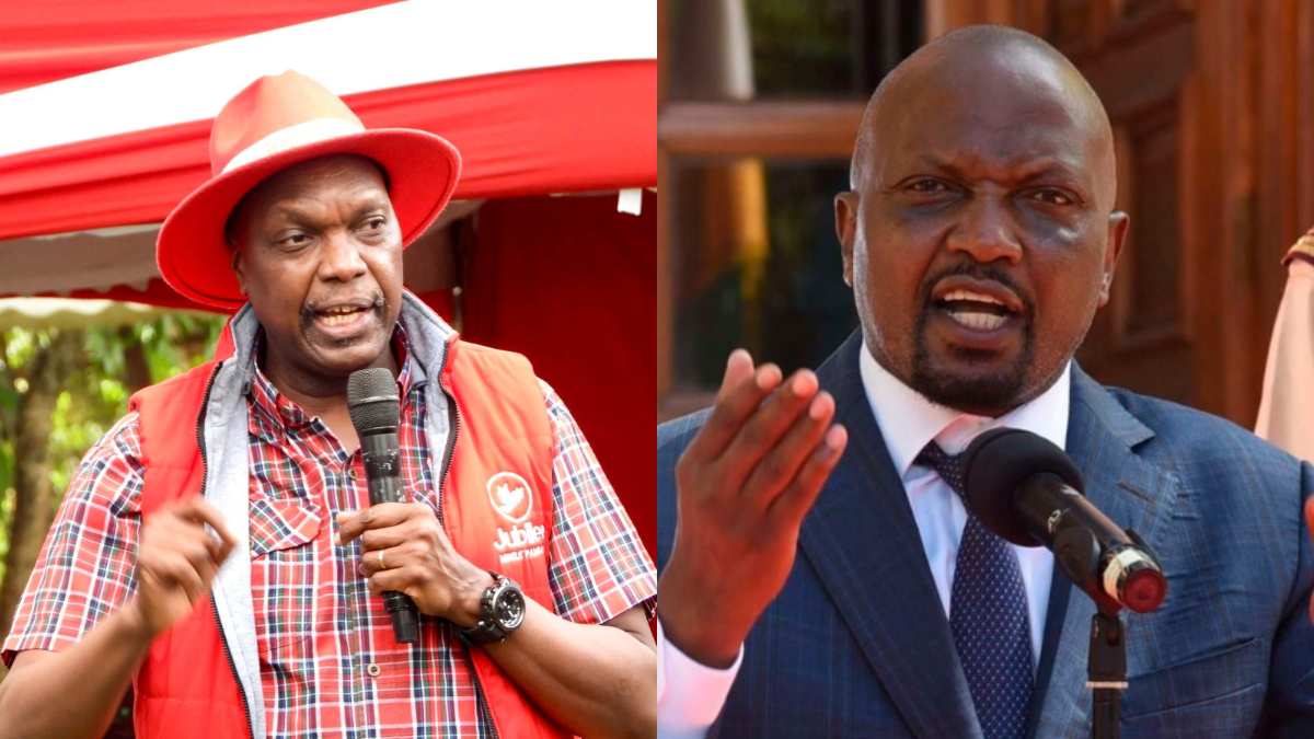 Jeremiah Kioni breaks silence as Moses Kuria eyes his Jubilee Secretary-General position