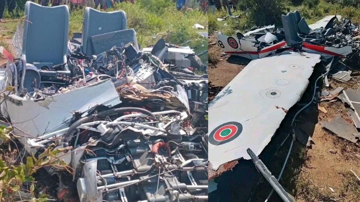 KDF breaks silence after its aircraft with two pilots crashed in Kwale