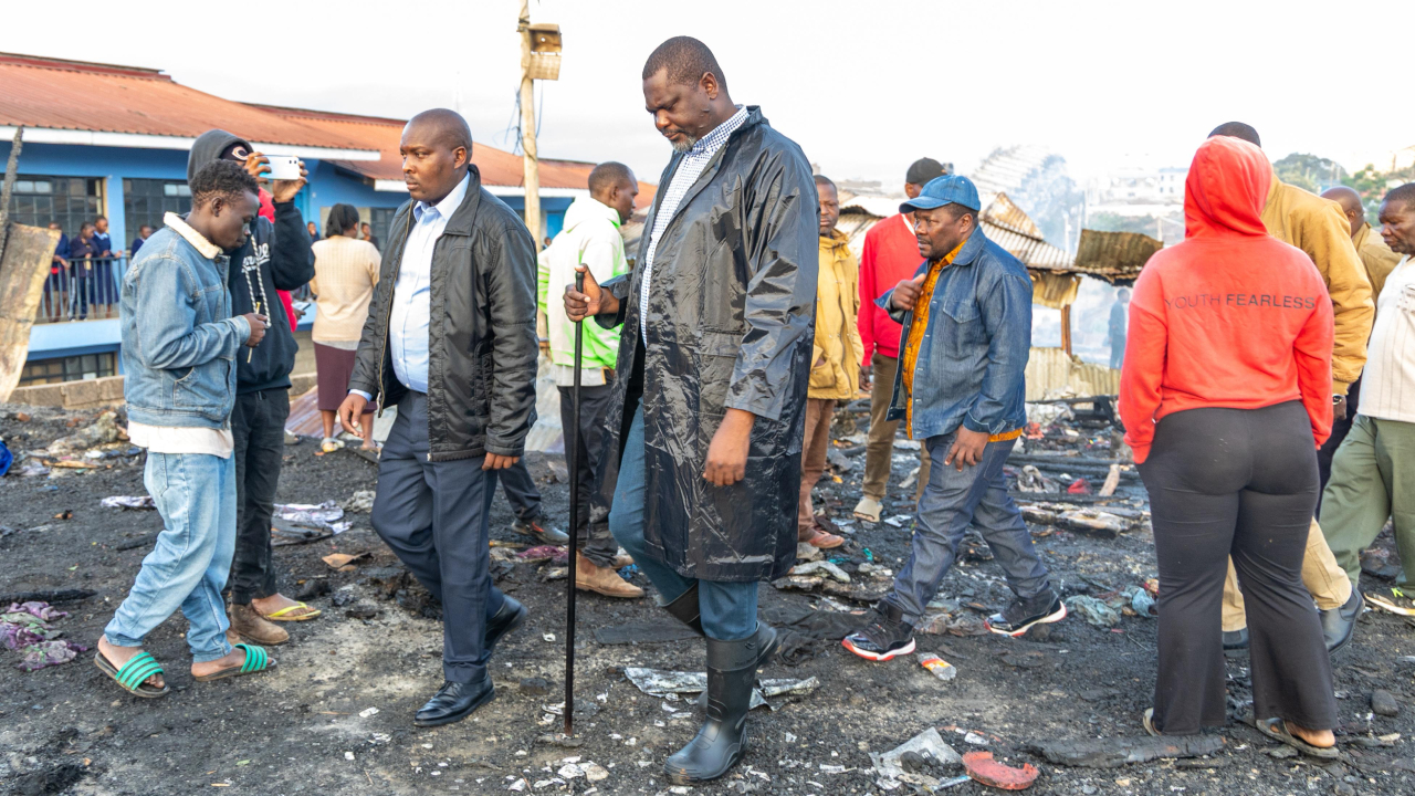 CS Ruku leads relief mission in Kibra, commits to full implementation of executive order on disaster response