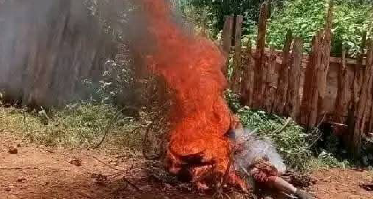 Pastor burnt alive for allegedly sodomizing nine year old