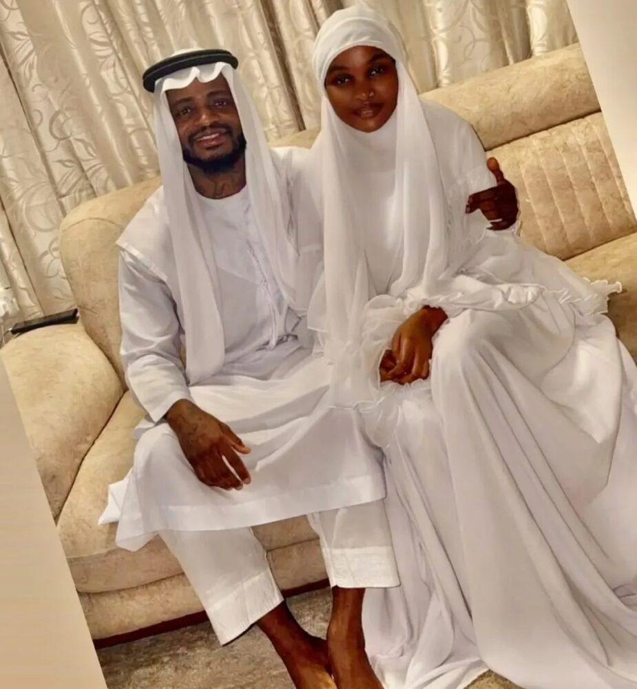 Diamond Platnumz and Zuchu on their wedding day. Photo: Instagram