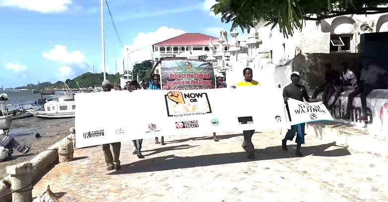 Lamu residents protest over delayed ruling on proposed Coal Power project