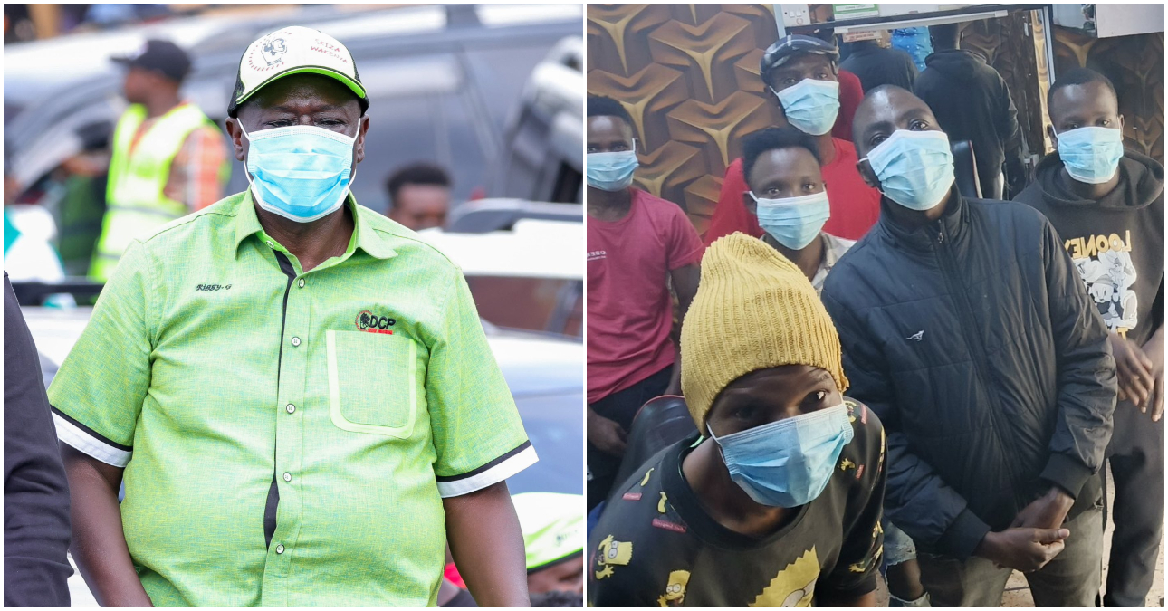 Gachagua joins Kenyans in mask protest honoring hawker Boniface Kariuki