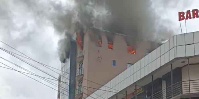 Fire rips through Nairobi CBD building, shops destroyed