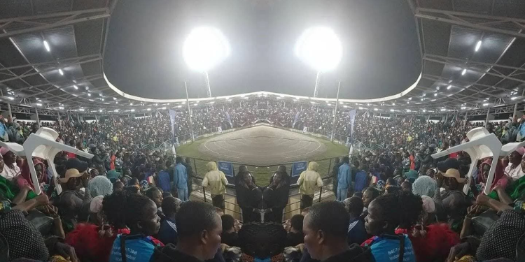Thousands of residents throng Raila Odinga Stadium for Madaraka Day celebrations