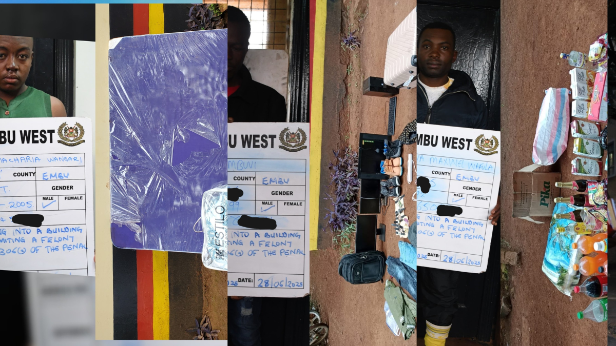 Goods stolen during June 25 protests recovered, six suspects arrested