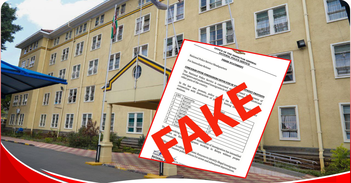 NPS Dismisses Statement on Foreign Involvement in Protests as Fake